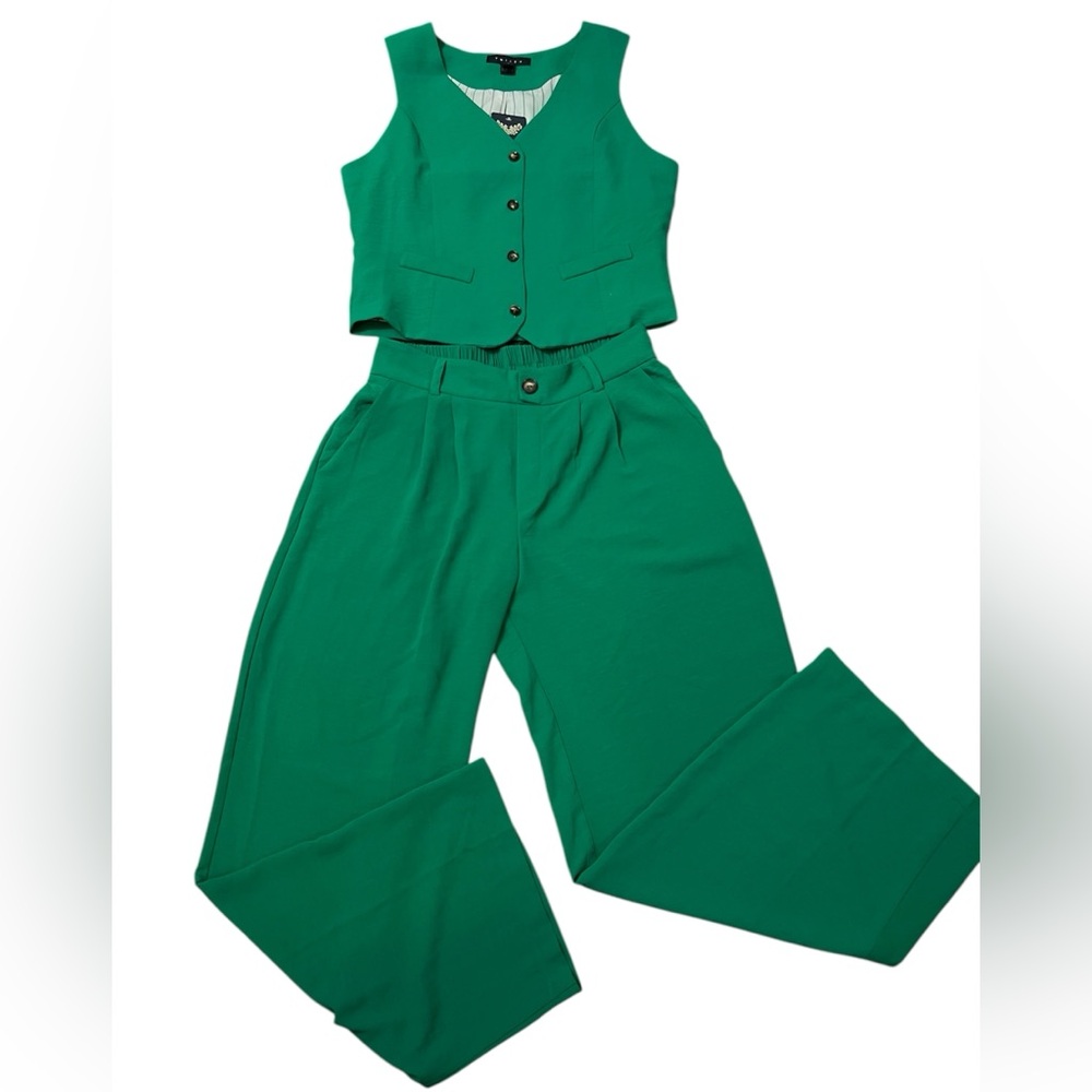 NWT Tulléa Emerald Green Two-Piece St. Patty’s Day Suit Women Size XL